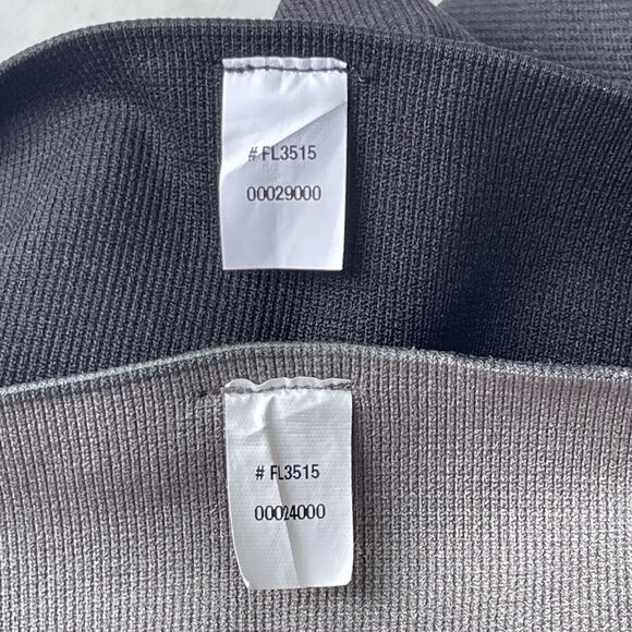 Spanx Look At Me Now Seamless Leggings High Waist Stretch Black Gray Camo Size M - Picture 7 of 7